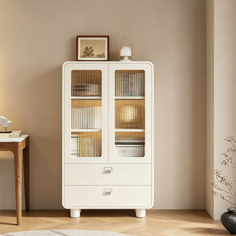 Vitrine crème de style français