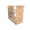 Rangement coulissant en bois pour cuisson avec fermeture en douceur