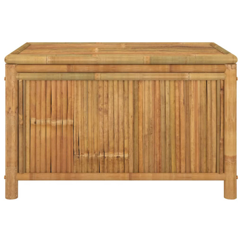 Water Resistant Bamboo Deck Box in Brown, 35.4" x 20.5" x 21.7"