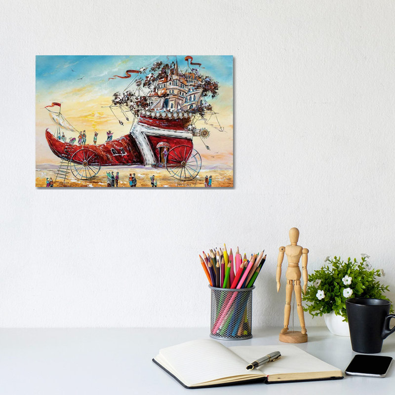 Travelers by Natalia Grinchenko - Wrapped Canvas Print, 20.32 cm H x 30.48 cm W