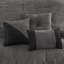 Housse de coussin en velours côtelé gris très grand - Ensemble de 7 courtepointes en tissu doux et de qualité combinées chaleur et style