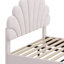 Lit plateforme tapissier avec tête de lit en velours floral Tayveion-1205272090-1205272085-1170521891