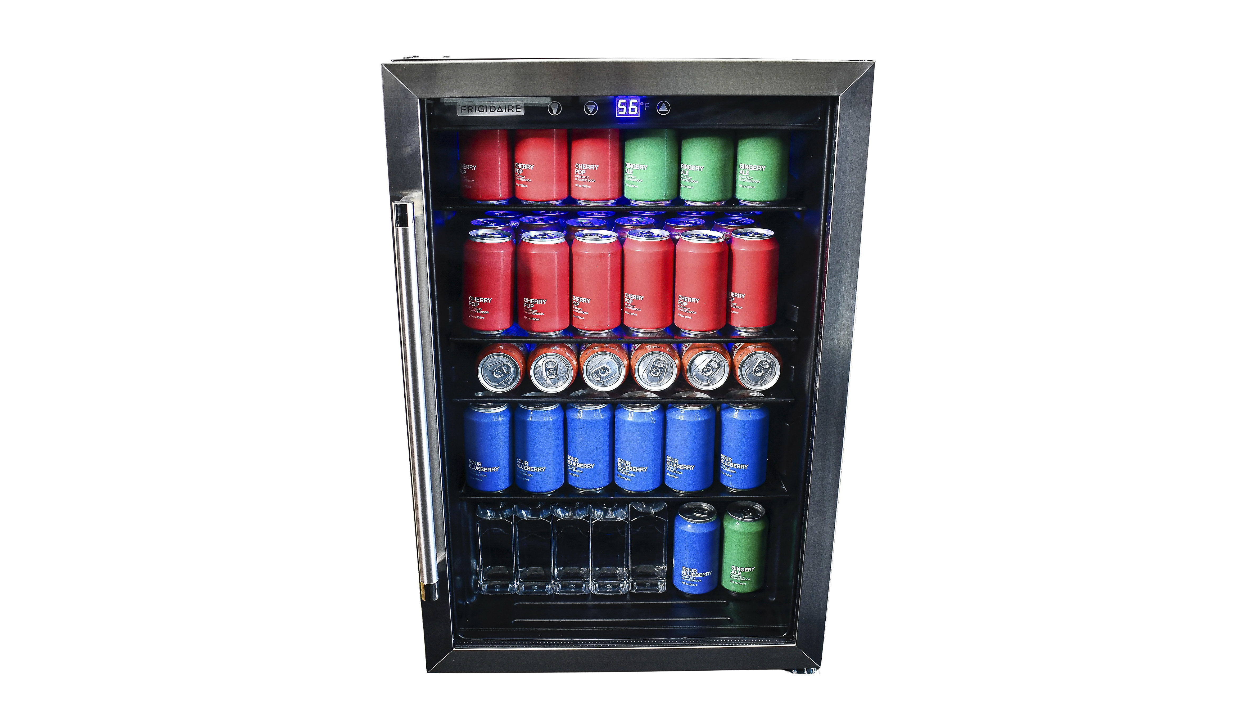 FRIGIDAIRE Beverage Refrigerator, Mini Fridge with Digital Temperature