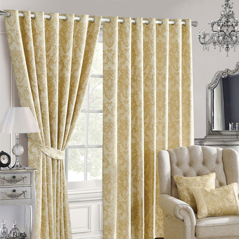 Topeka Semi Sheer Liner Pair, Width 116.84 x Drop 182.88 cm
