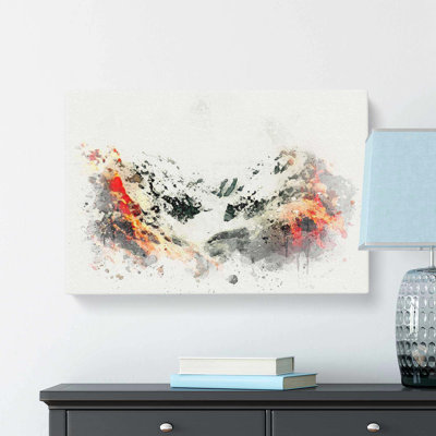 Alpenglow Upon the Mountains - Wrapped Canvas
