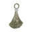  Glass Vase Handblown Decorative Art with Sculptural Ring Stopper and Flared Textured Body in Contemporary Glam Modern Design for Shelf Mantel or Tabletop Display Accent Decor-978792605