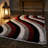 Alacam Modern Wavy Abstract Non-Slip Bath Rug-704913631-759004341
