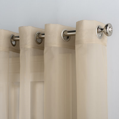 Sheer Grommet Single Curtain Panel - Basics by Wayfair™