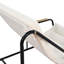 Ensemble de 3 chaises longues d'extérieur, chaise longue de patio avec table d'appoint en acacia, chaises longues de piscine pour pelouse, terrasse, plage-1003157268