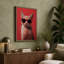Cool Cat Sunglasses Modern - Wrapped Canvas-441111428-441111436