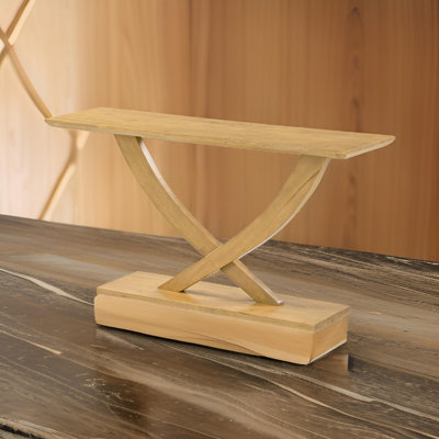 Lyndel 57.25'' Solid Wood Console Table