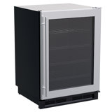 23.88" 38 Bottle Single Zone Built-In Wine Refrigerator