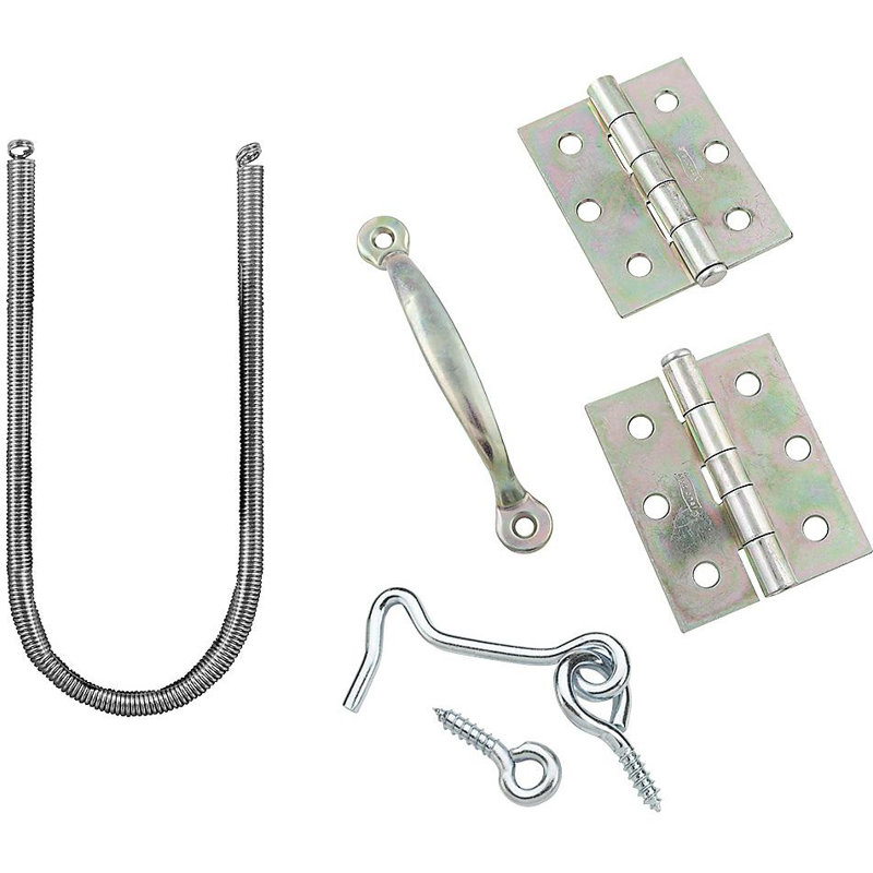 V90 Screen/Storm Door Set, Zinc