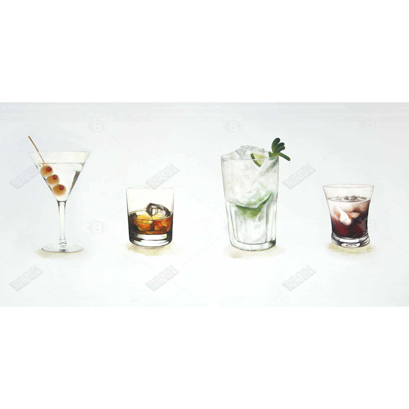 Cocktails - 15.75"x31.50" Desk mat