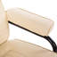 Faux Leather Massage Chair with Footstool-1170567085
