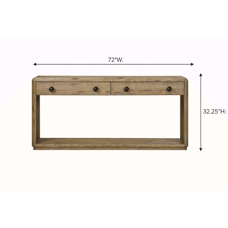 Console English Knotty Oak