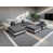 Microfibre / microsuède blanc / gris est en rupture de stock sélectionné