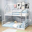 Barys Kids Twin Over Full Bunk Bed-1182338145