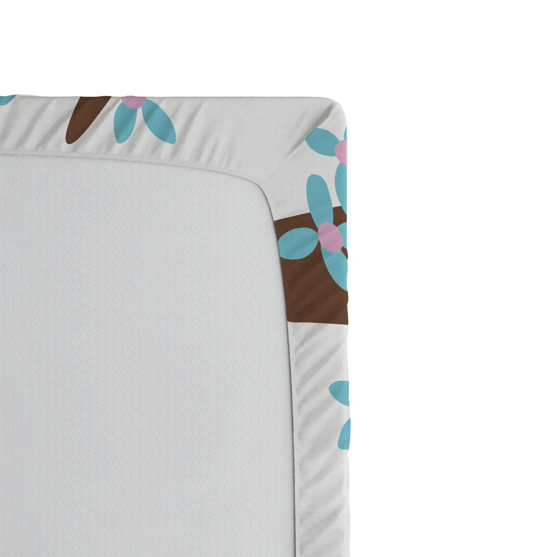 Ensemble de 2 draps-hiboux Ambesonne, Drap-housse simple TG