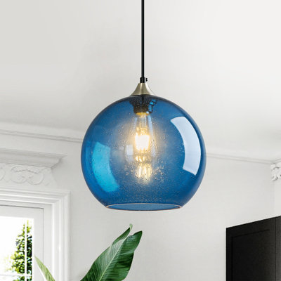 Luminaire suspendu moderne à 1 lumière pour îlot de cuisine Aarunya