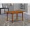 Picasso Dining Table - a Rectangle Wooden Table Top with Butterfly Leaf, Saddle Brown
