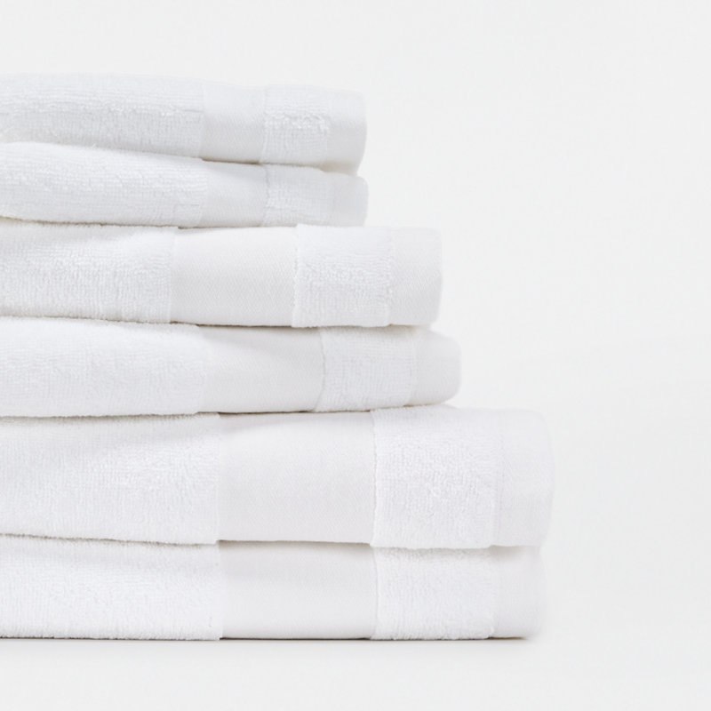 Ensemble de serviettes 6 pièces Berner, Blanc
