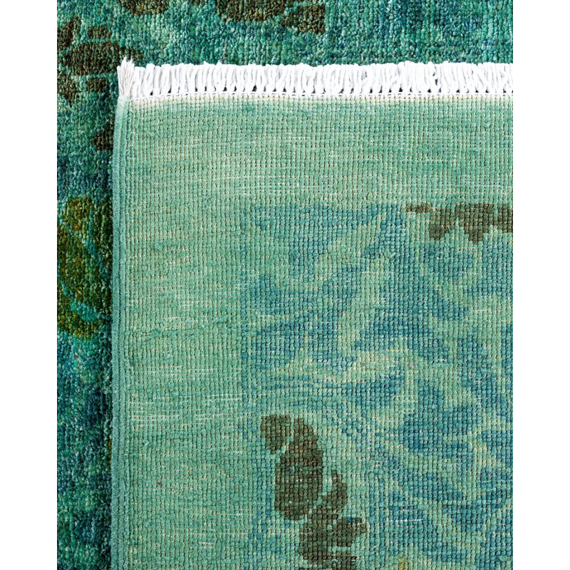 Overyed One-of-a-Kind Rectangle 6'2" X 9' Hand Knotted Area Rug