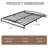 Low Bed Frame Full Size - 6/10 Inch Heavy Duty Metal Platform Mattress Foundation No Box Spring Needed  Noise-Free-1428429667