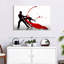 Danseurs de tango passionnés sur toile-68576590