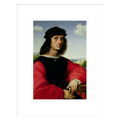 Portrait of Agnolo Doni by Raphael -Framed Giclee Print