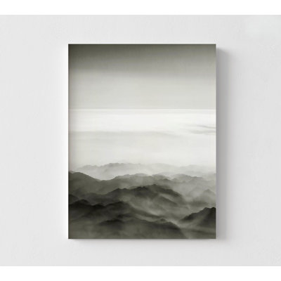 Hotel Reception Wall Art, Boss Office Artwork, Poweful Meeting Room Remodel Idea, Foggy Landscape Picture Romantic Gift Idea