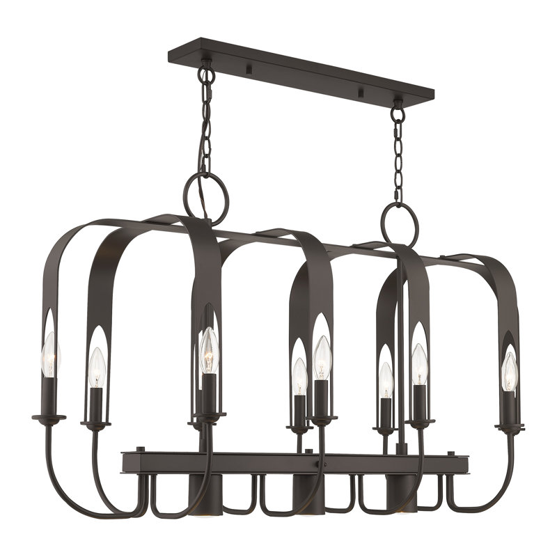 Ameia 13 - Light Kitchen Island Pendant, English Bronze