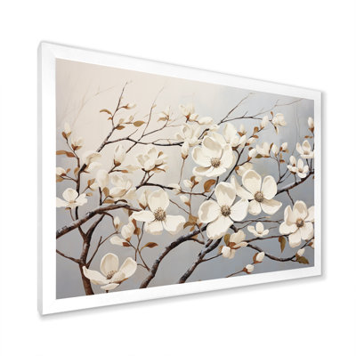 " White Dogwood Blossom Harmony IV "