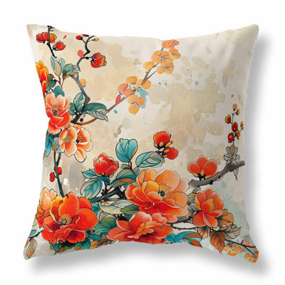 Scarlet Wing Heaven Indoor/Outdoor Pillow