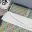 Paons bleus et feuillage vert - ensemble de housse de couette tropical - polyester en microfibre-615494422