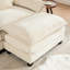 Canapé simple avec accoudoirs avec coussin moelleux et pieds robustes-1635432078