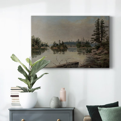 Paysage rétro - XLV - impression sur toile tendue