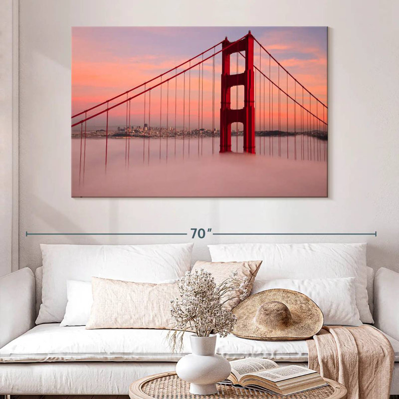 Lilie Dusky Golden Gate Bridge, 34" H x 51" W