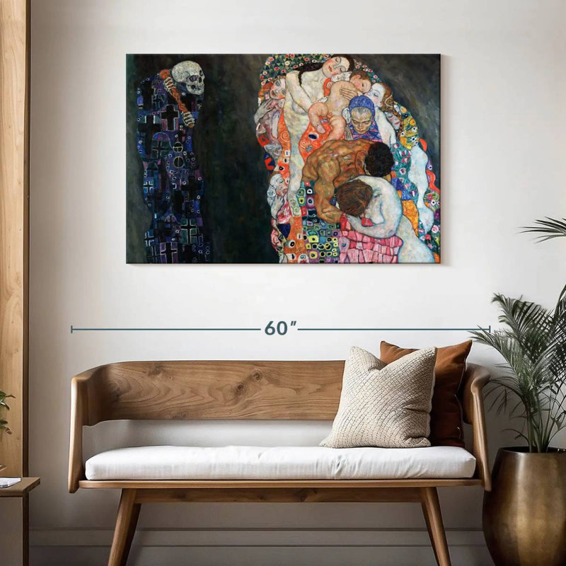 Vie et mort, H 30 po x l 45 po