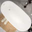 Baignoire de trempage autoportante en acrylique 59,1 po. X 28,7 po.