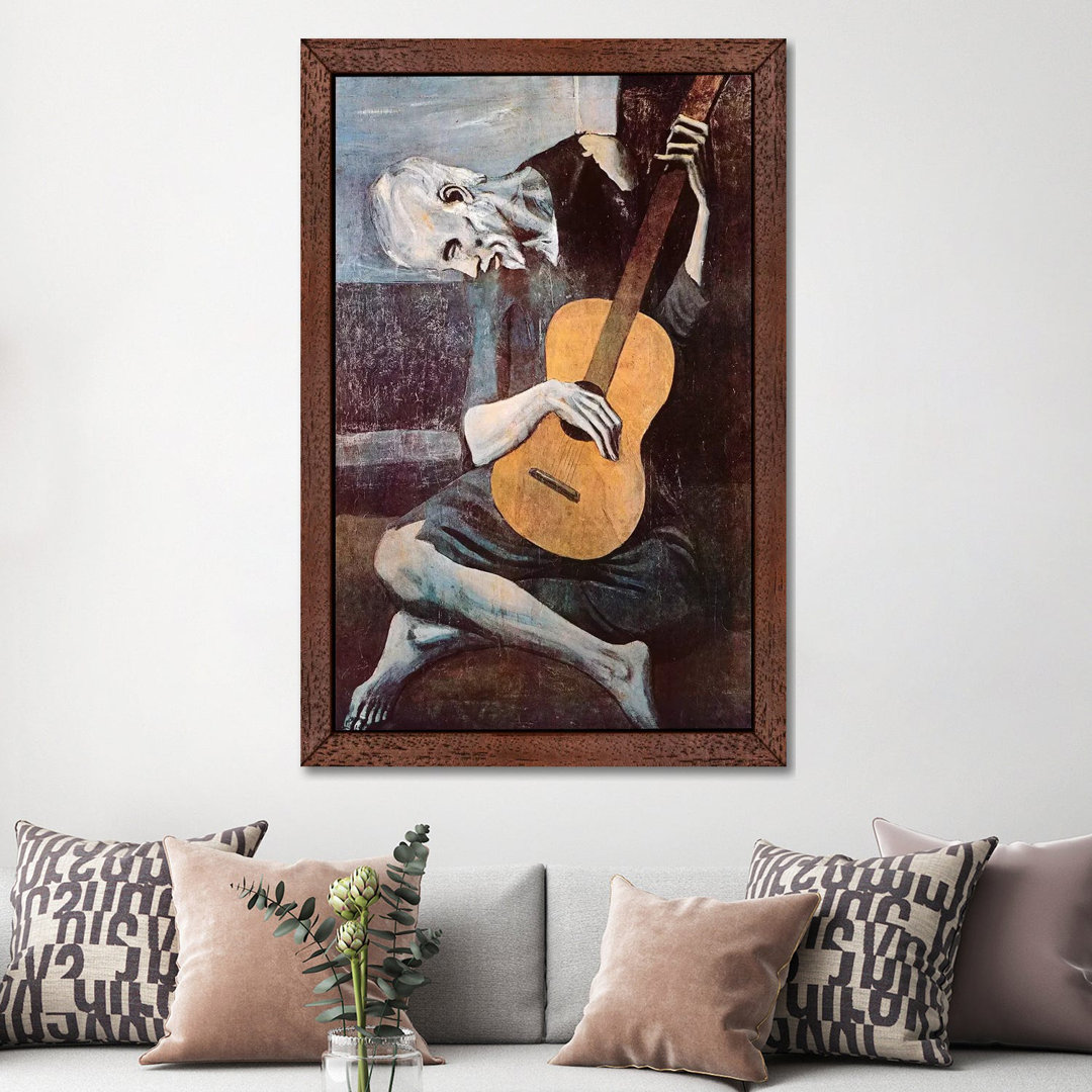 The Old Guitarist by Pablo Picasso - Painting on Canvas