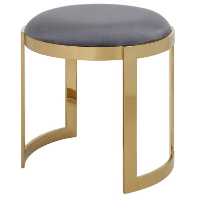 Nouri Metal Vanity Stool by Joss & Main