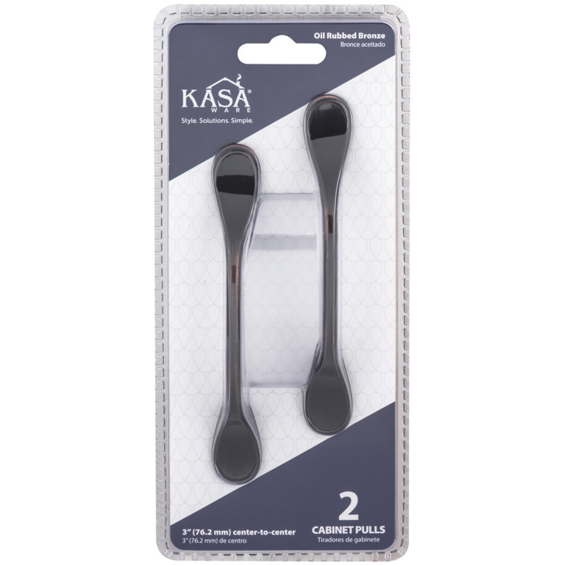 3" Center to Center Arch Pull Multipack, Brushed Oil Rubbed Bronze
