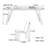 Small flat ash wood rectangular dining table set-110486509
