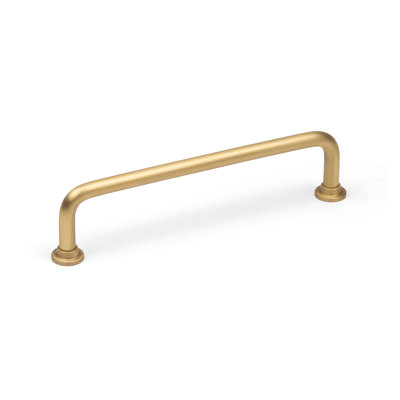 Satin Brass Slim Pipe Handles