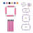 Nurge Embroidery Snap Frame 270-1 Grey