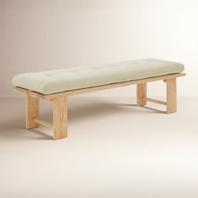 Parkston Linen Upholstered Bench
