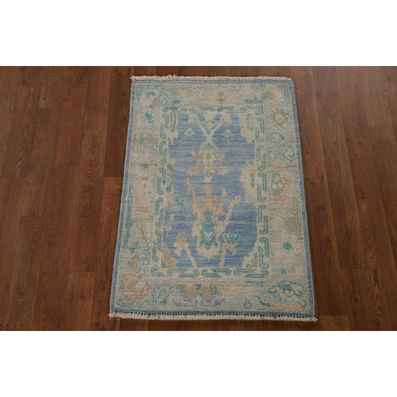 Tapis turc teint à la main Oushak