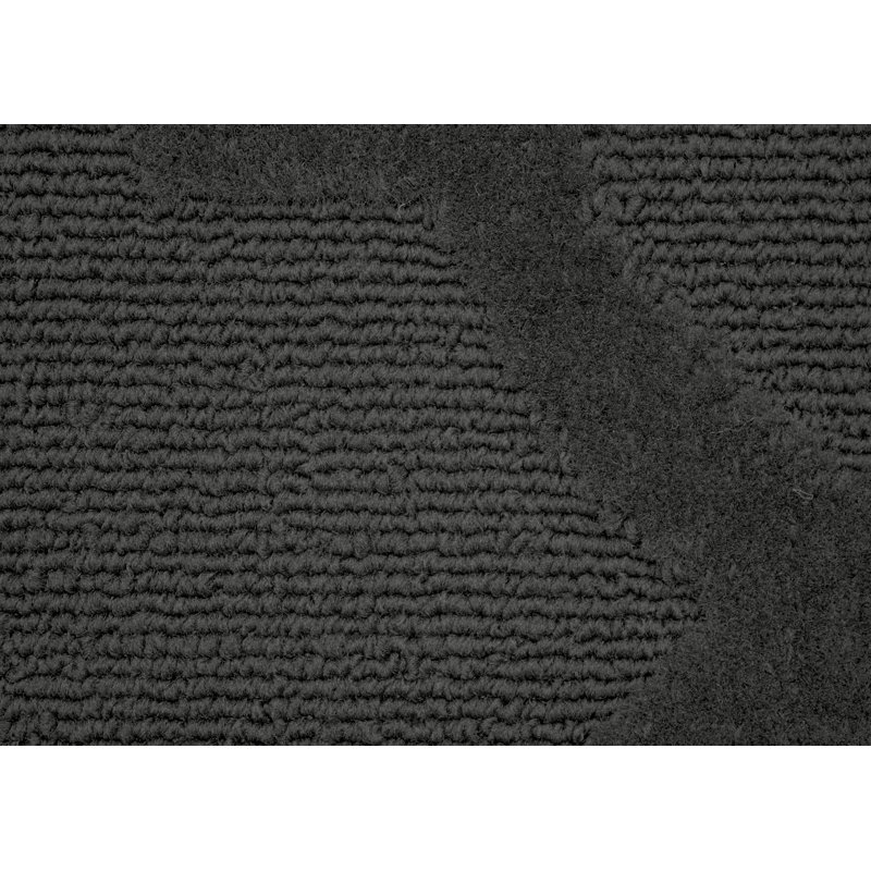Tapis gris à motif géométrique Nasturtium, Rectangle 9 pi x 12 pi