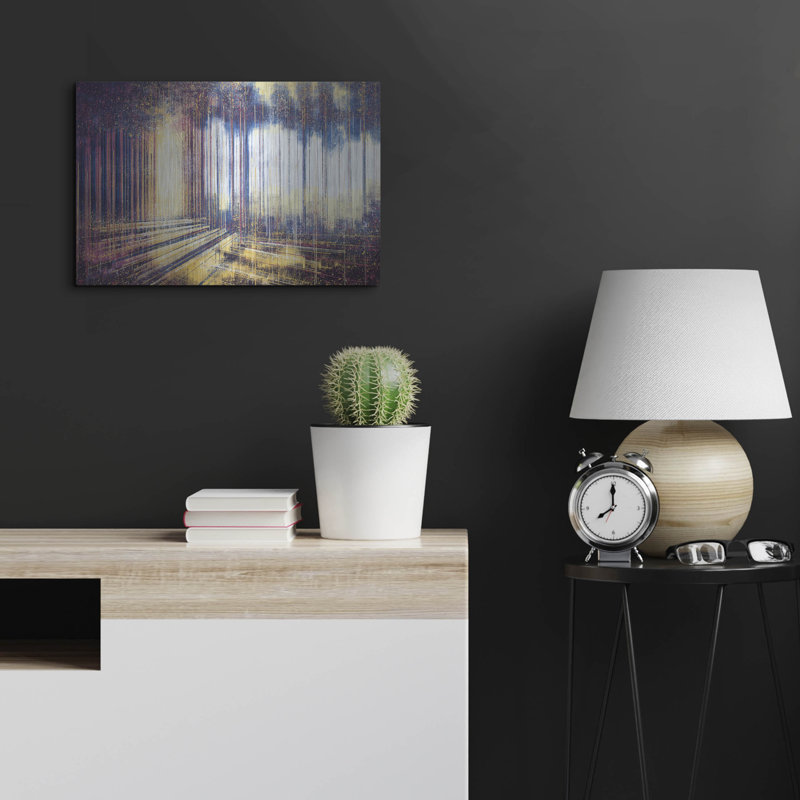 «Forest At Sunset» par Marc Todd, H 12 po x l 16 po